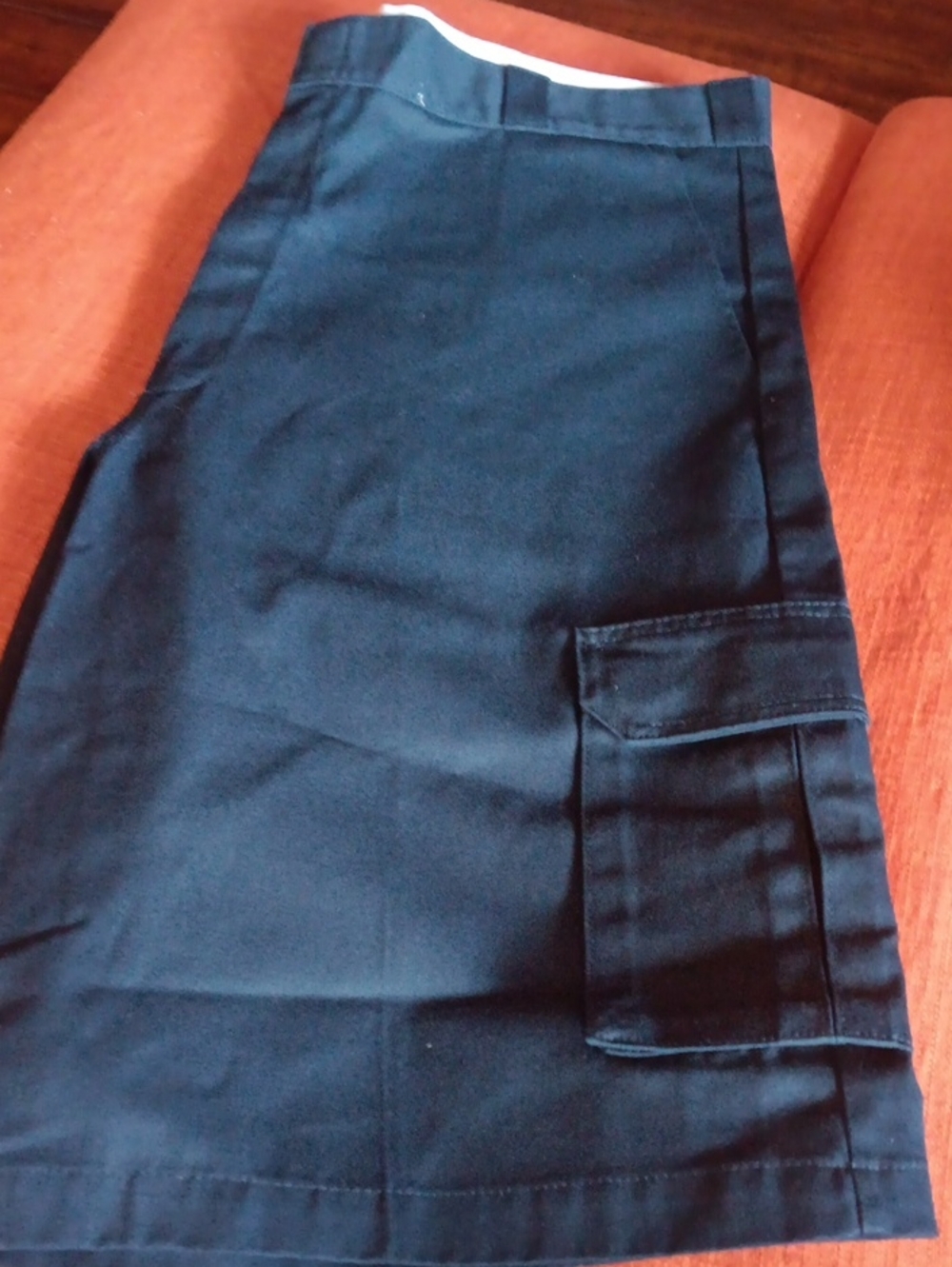 Classic Navy Dickies Cargo Pocket Shorts